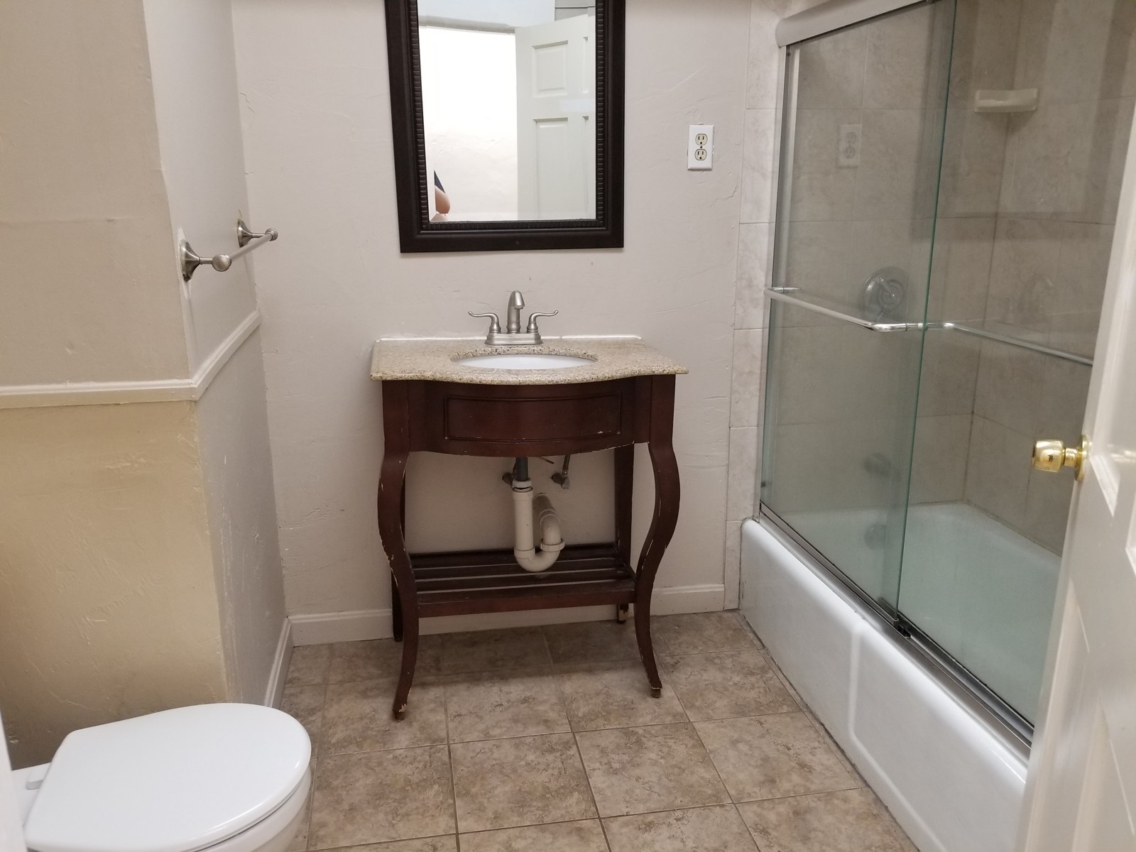 Updated bathroom at 22 Lancaster Street #3